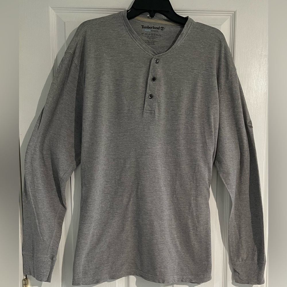 Timberland Men’s Henley Shirt, Size XL/TG
